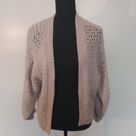 Elodie Chunky Knit Slouchy Open Front Cardigan Sweater - Picture 1 of 5